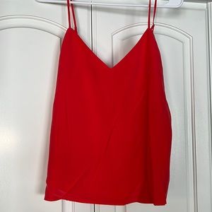 L’agence NWT Jane spaghetti strap top silk $195!! XS